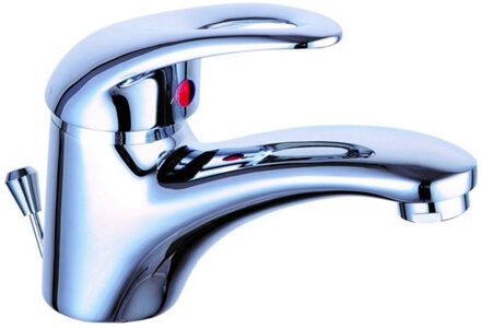 SCHÜTTE Wastafelmengkraan CALVINO chroomkleurig Zilver