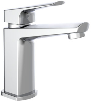 SCHÜTTE Wastafelmengkraan RAVEN mat koperkleurig Zilver