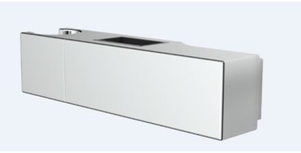 Schuif Voor Glijstang Vierkant Chroom