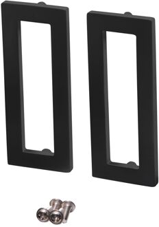 Schuifdeur Accessoire Handgreep Recht (vierkant) Zwart