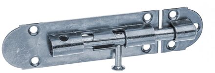 Schuifgrendel Met Bevestigd Tegenstuk - Verzinkt Staal - 100x30 Mm