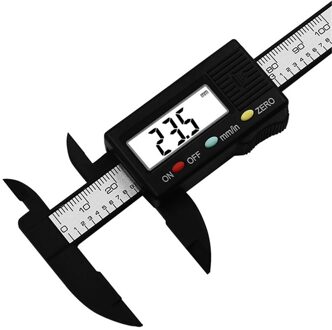 Schuifmaat 150Mm 6 Inch Lcd Digitale Elektronische Rvs Carbon Fiber Gauge Micrometer Meetinstrumenten