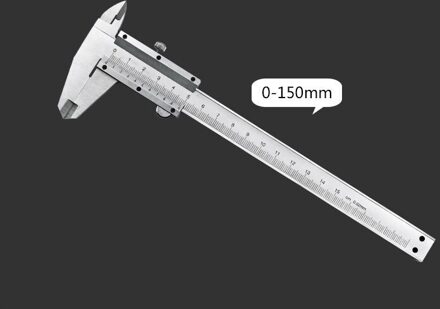 Schuifmaat 6 "0-150mm 0.02mm Metalen Remklauwen Gauge Micrometer Meetinstrumenten