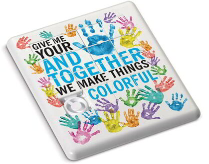 Schuifpuzzel Full-Colour rechthoek