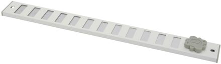 schuifrooster / ventilatiestrip, maat 4 x 37 cm | wit