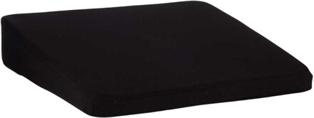 Schuimkussen ergonomisch - zwart - betere zithouding - ergonomisch kussen - 41 x 41 cm