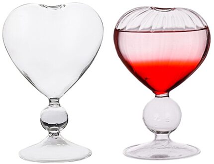 Schuine Martini Cup Scrub Cocktail Beker Loodvrij Glas Bubble Cups Een H58C