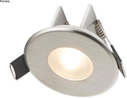 Schumann Inbouwspot Häsler Ferrara Incl. Fase Aansnijding Dimbaar 6,8 cm 4 Watt Warm Wit RVS Set 2x