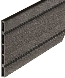 Schuttingplank Wpc Antraciet 1,3x14,5x180cm 4 Stuks