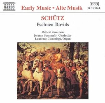 Schutz: Psalmen Davids / Summerly, Cummings, Oxford Camerata
