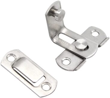 Schuur Garage Met Schroeven Badkamer Installeren Schuur Hotel Gesp Haak Voor Window Hardware Kast Thuis Deur Hasp Lock Rechts hoek 2