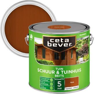 Schuur & Tuinhuis Beits - Transparant - Teak - 2,5 liter