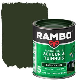 Schuur & Tuinhuis pantserbeits zijdeglans dekkend bos groen 1131 750 ml