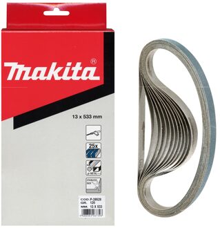 Schuurband blue Lengte 533mm Breedte 13mm Korrel 40