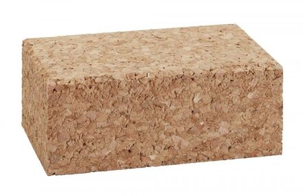 Schuurkurk - 100 x 60 x 40 mm - schuurpapier houder - blok - schuren