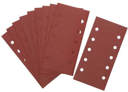 Schuurpapier 1/2, 115x228mm, velcro, 10 gaten, K120 - DT8552-QZ