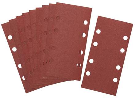 Schuurpapier 1/3, 93x190mm, velcro, 8 gaten, K240 - DT8624-QZ