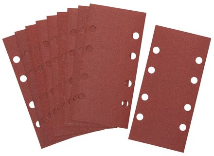 Schuurpapier 1/3, 93x190mm, velcro, 8 gaten, K60 - DT8620-QZ