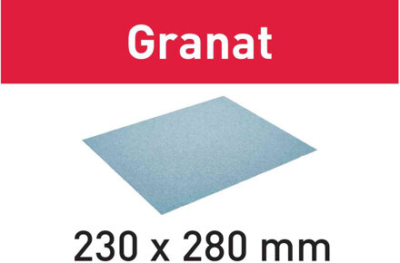Schuurpapier Granat | 230x280 | P400 GR/10 - 201266