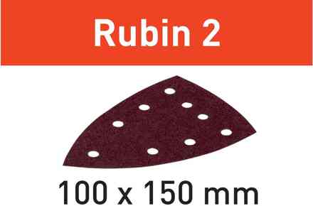 Schuurpapier STF DELTA/9 P80 RU2/50 Rubin 2 - 577573