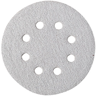 Schuurschijf D.125 K80 Velcro Wit (10 St) - 753133