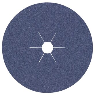 Schuurschijf | d. 125 mm korreling 60 | RVS | zirkoniumkorund | 25 stuks - 6721 6721