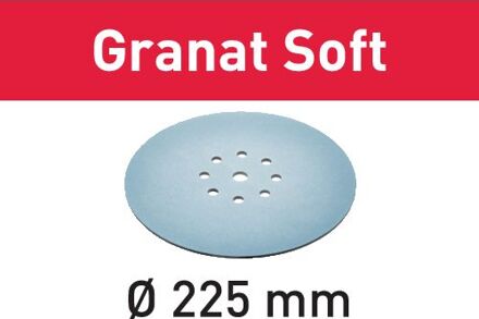 Schuurschijf STF D225 P80 GR S/25 Granat Soft - 204221