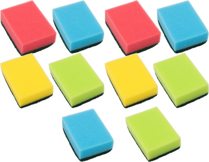 Schuurspons Set 10St - ZYT29209