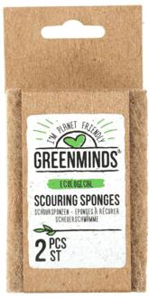 Schuursponsen 2 st geel