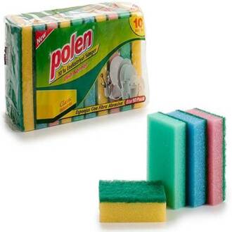 Schuursponsje Synthetische Vezel Spons (10 Stuks)