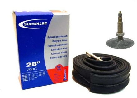 Schwalbe binnenband 27/28 x 1.10/1.25 (28/32-622/630) FV 40 mm Zwart