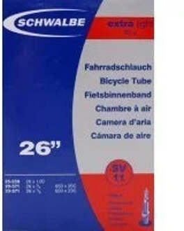 Schwalbe Binnenband Schwalbe SV11 Extra Light 26" - 40mm Ventiel