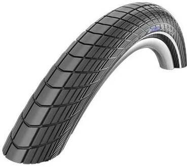 Schwalbe Buitenband Schwalbe Big Apple RaceGuard 24 x 2.00" / 50-507 mm - zwart met reflectie