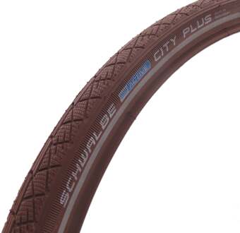 Schwalbe Buitenband Schwalbe City Plus PunctureGuard 28 x 1.50" / 40-622 mm - bruin met reflectie