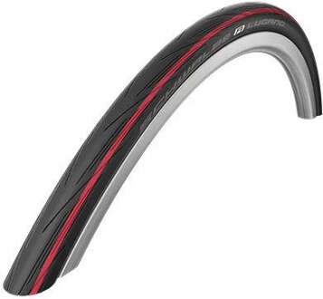 Schwalbe Buitenband Schwalbe Lugano 25-622 - Zwart-Rood - Vouwband