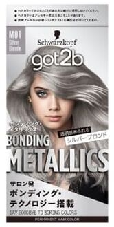 Schwarzkopf got2b Bonding Metallics Hair Color M01 Silver Blonde 1 Set
