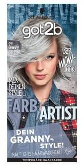 Schwarzkopf got2b Hair Color Cream 098 Granny Silver