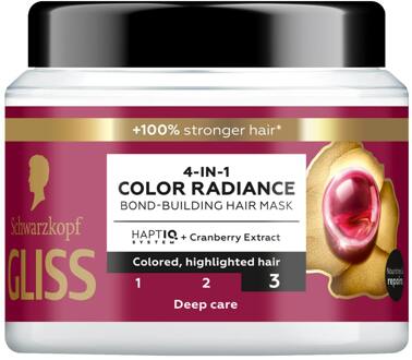 Schwarzkopf Haarmasker Schwarzkopf Gliss Color Perfector Treatment 400 ml
