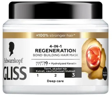 Schwarzkopf Haarmasker Schwarzkopf Gliss Total Repair Treatment 400 ml