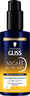 Schwarzkopf Haarolie Schwarzkopf Gliss Night Nutri Oil Mist 100 ml