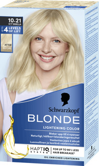 Schwarzkopf Haarverf Schwarzkopf Blonde 10.21 Icy Vanilla 1 pcs