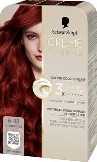 Schwarzkopf Haarverf Schwarzkopf Creme Supreme 6-88 Intensive Red 1 st
