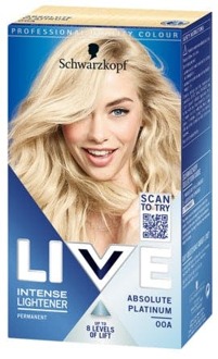 Schwarzkopf Haarverf Schwarzkopf Live 00A Absolute Platinum 1 pcs