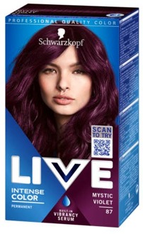 Schwarzkopf Haarverf Schwarzkopf Live 87 Mystic Violet 1 pcs