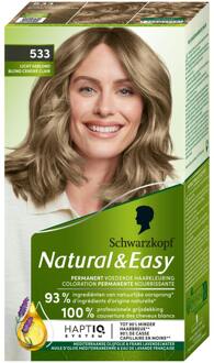 Schwarzkopf Haarverf Schwarzkopf Natural & Easy 533 Ash Blonde 1 piece