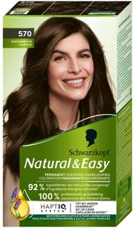Schwarzkopf Haarverf Schwarzkopf Natural & Easy 570 Maron Medium Brown 1 pcs