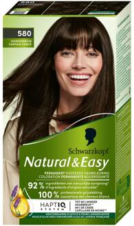 Schwarzkopf Haarverf Schwarzkopf Natural & Easy 580 Velvet Dark Brown 1 pcs