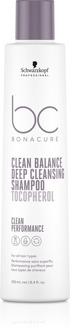 Schwarzkopf Professional Shampoo Schwarzkopf Professional Bonacure Clean Balance Deep Cleansing Shampoo 250 ml