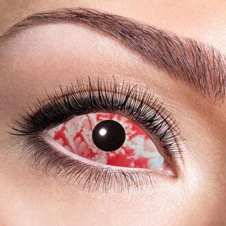 Sclera Red lava lenzen Rood - Zalm, Multikleur - Print