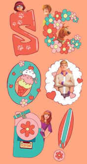 Scoob! Men's T-Shirt - Coral - XL Roze